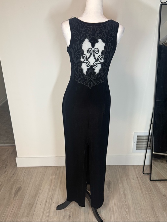 Scott McClintock Dresses & Skirts - Vintage 90s Scott McClintock Velvet Lace-Back Maxi Dress